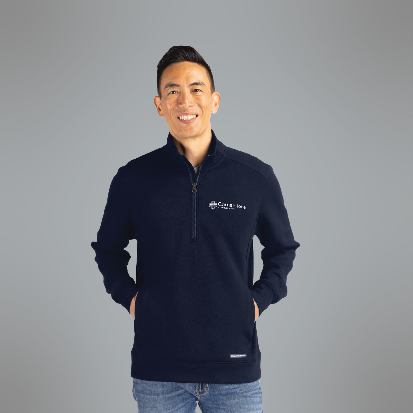 Cutter & Buck Quarter Zip Mens Pullover