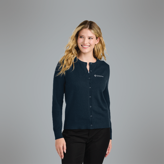 Women’s Easy Care Crewneck Cardigan Sweater