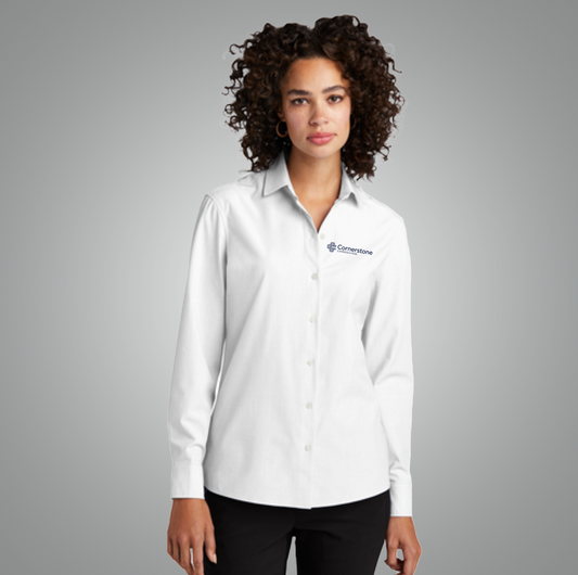 Women’s Long Sleeve Stretch Woven Shirt